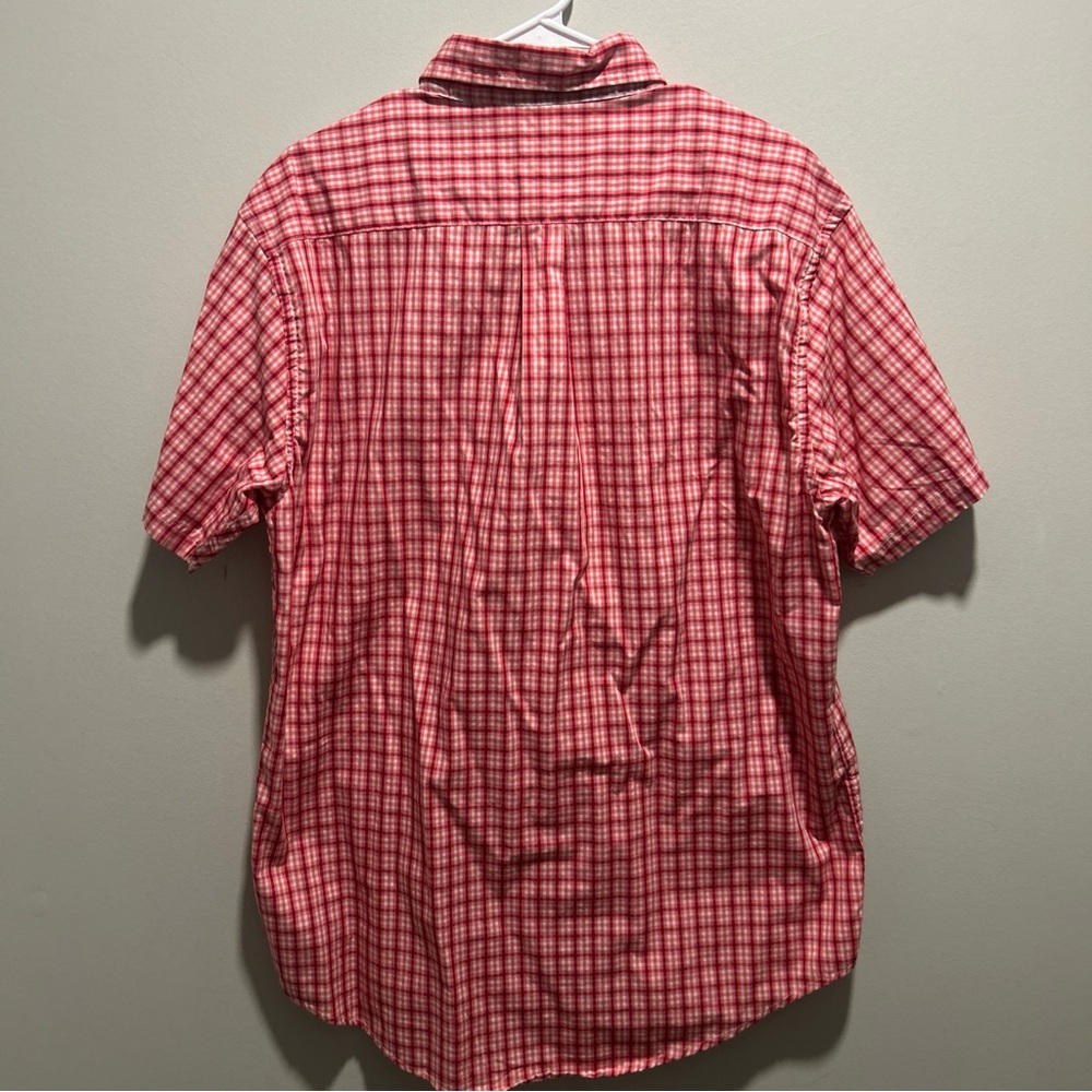 Southern Marsh Red Casual Button Down Shirt